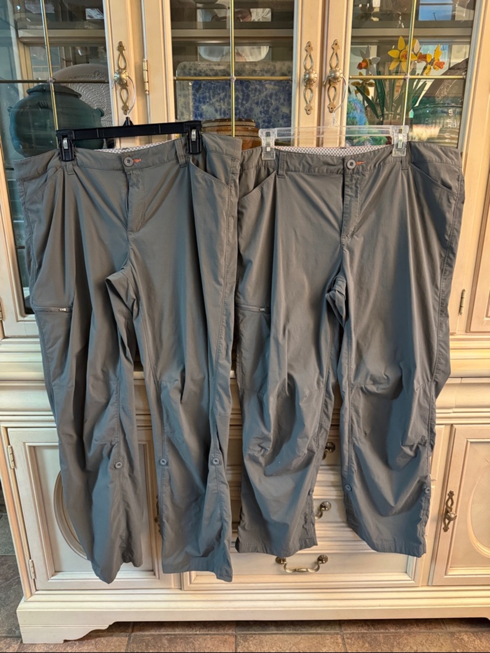 Orvis Straight-Leg Pants in Gray